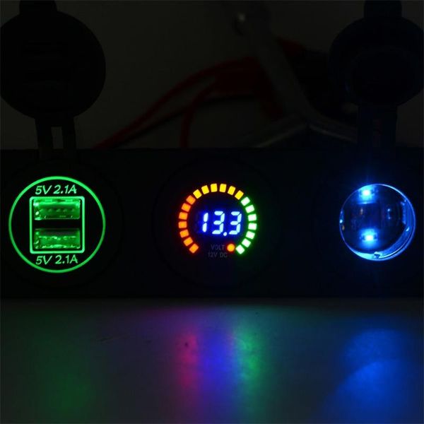 professional 4.2a 22w cigarette lighter socket car power port double usb adapter charger with colorful voltage meter
professional 4.2a 22w cigarette lighter socket car power port double usb adapter charger with colorful voltage meter