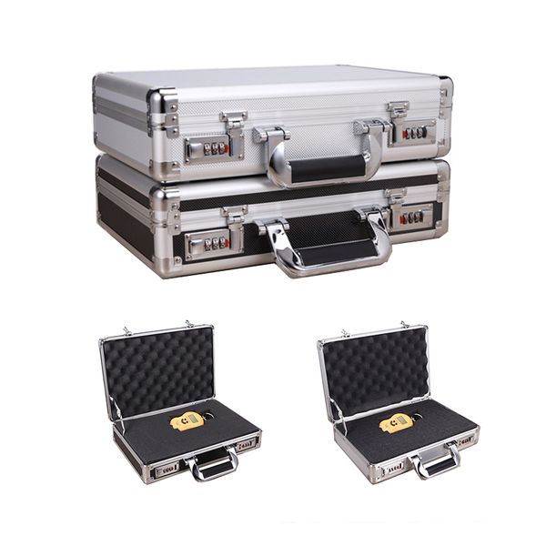 toolbox portable aluminum tool box instrument box safety storage case instrument suitcase with sponge lining 36x24x10cm
toolbox portable aluminum tool box instrument box safety storage case instrument suitcase with sponge lining 36x24x10cm