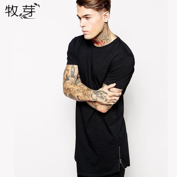 t-shirt black clothing men's new cotton t-shirt t brand sleeve shirts longline regular short zip o-neck streetwear hop hip long bslvs
t-shirt black clothing men's new cotton t-shirt t brand sleeve shirts longline regular short zip o-neck streetwear hop hip long bslvs