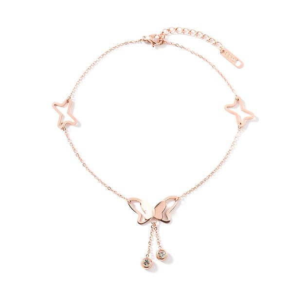 korean-style fashion personality simple-style womens bell ankle mori-style plated 18k rose gold-titanium steel anklet, Red;blue
korean-style fashion personality simple-style womens bell ankle mori-style plated 18k rose gold-titanium steel anklet, Red;blue