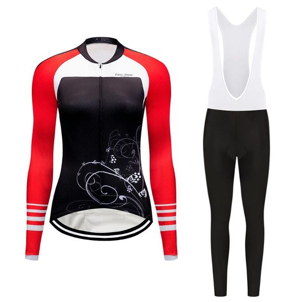 teleyi 2019 cycling jersey autumn long sleeve mountain bike clothing women's bicycle clothes sets female riding uniform wear, Black;red
teleyi 2019 cycling jersey autumn long sleeve mountain bike clothing women's bicycle clothes sets female riding uniform wear, Black;red