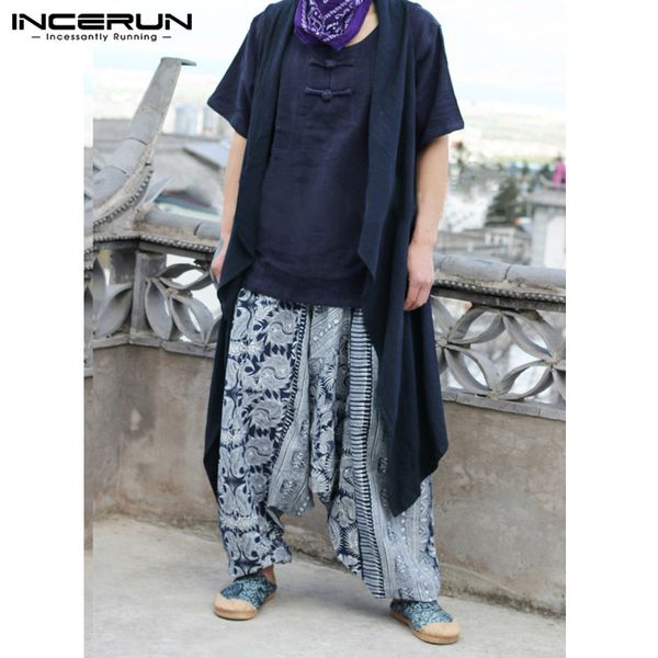 incerun fashion men's cardigan sleeveless summer autumn coat jackets outwear new vest cloak irregular loose long trench hombre, Tan;black
incerun fashion men's cardigan sleeveless summer autumn coat jackets outwear new vest cloak irregular loose long trench hombre, Tan;black
