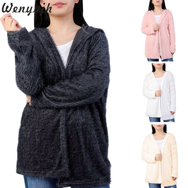 wenyujh women autumn winter casual solid faux fur teddy coat women fashion stitch hooded coat female long sleeve fluffy outwear, Black;brown
wenyujh women autumn winter casual solid faux fur teddy coat women fashion stitch hooded coat female long sleeve fluffy outwear, Black;brown
