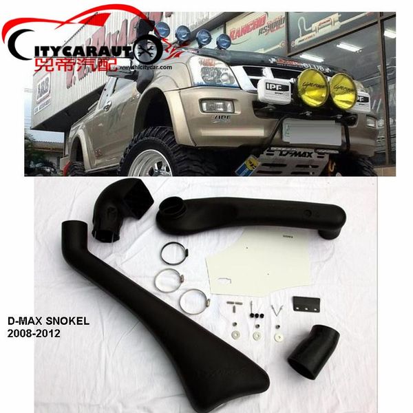 

citycarauto snokel kit fit for d-max 2008-2012 wildtrak air intake lldpe snorkel kit set 4x4 4wd dmax