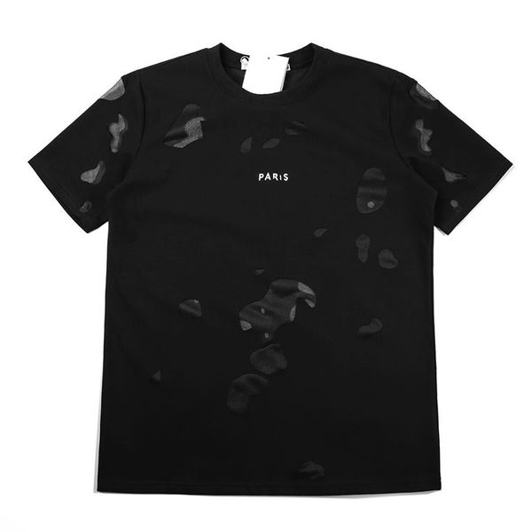 2020 luxury europe paris vintage letters black visible big broken holes tshirt fashion men designer women star print t shirt cotton tee top, White;black
2020 luxury europe paris vintage letters black visible big broken holes tshirt fashion men designer women star print t shirt cotton tee top, White;black