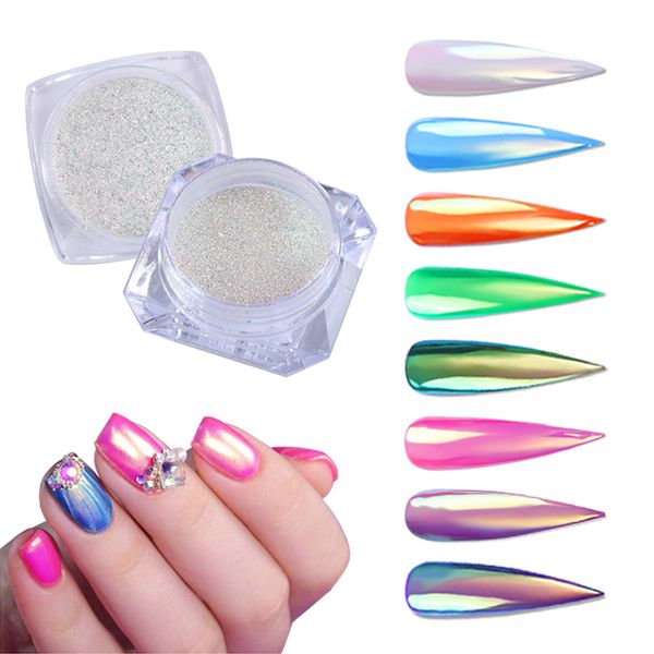 2 boxes 0.2g neon ab color chameleon nail powder mermaid mirror nail glitter dust chrome pigment diy manicure art decoration, Silver;gold
2 boxes 0.2g neon ab color chameleon nail powder mermaid mirror nail glitter dust chrome pigment diy manicure art decoration, Silver;gold