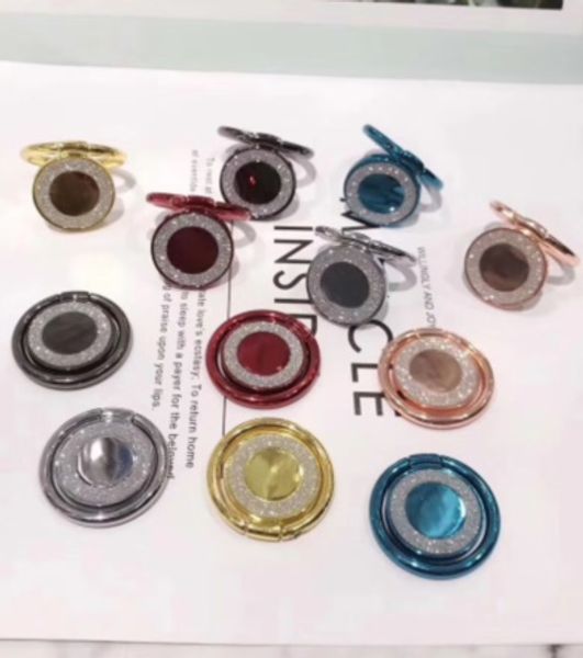 Magnetic diamond ring bracket phone holder phone tand aluminum alloy cd pattern magnetic heet de kcar colorful bracket Magnetic diamond ring bracket phone holder phone tand aluminum alloy cd pattern magnetic heet de kcar colorful bracket