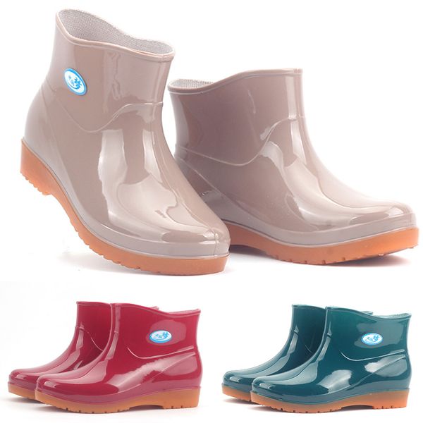 2019 new leisure rain boots women low-heeled round toe shoes waterproof middle tube rain boots chaussures femmes, Black
2019 new leisure rain boots women low-heeled round toe shoes waterproof middle tube rain boots chaussures femmes, Black