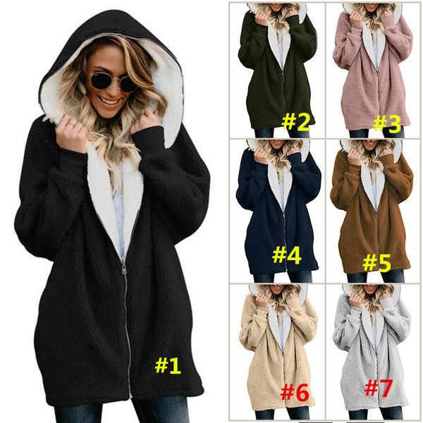 women sherpa jackets coat zipper fleece hooded coats winter warm hoodie outwear warm sherpa overalls pullover sweatshirt streetwear, Blue;gray
women sherpa jackets coat zipper fleece hooded coats winter warm hoodie outwear warm sherpa overalls pullover sweatshirt streetwear, Blue;gray