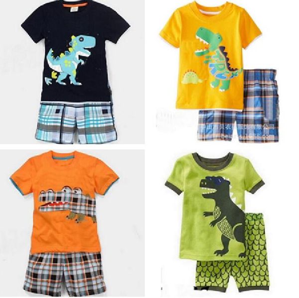 a%a-57 summer 2-7ychildren pajamas half sleeve dinosaur kids sleepwear baby boy clothes sleep suit 2pcs cotton pyjamas nightwear, Blue;red
a%a-57 summer 2-7ychildren pajamas half sleeve dinosaur kids sleepwear baby boy clothes sleep suit 2pcs cotton pyjamas nightwear, Blue;red