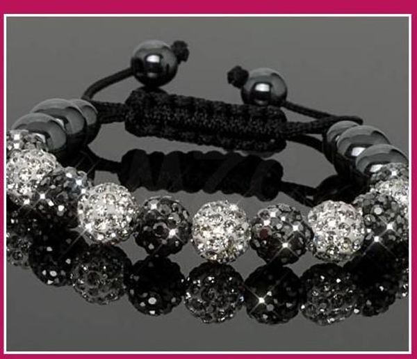 10mm handmade new style disco ball beads men bggh crystal crystal bracelet . b323 women jewelry, Black
10mm handmade new style disco ball beads men bggh crystal crystal bracelet . b323 women jewelry, Black
