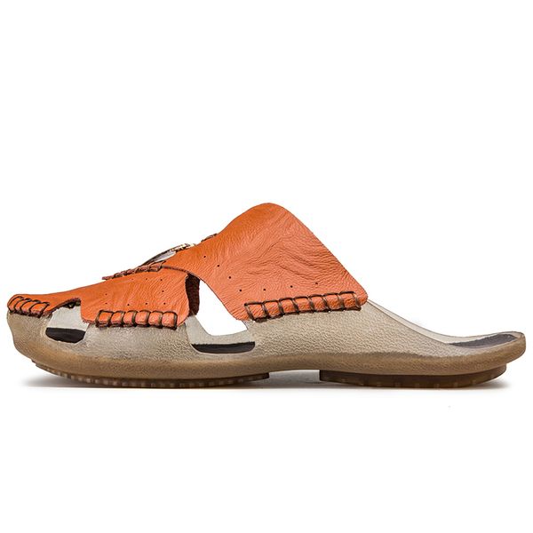 2020 summer sandals soft leather men's casual shoes v-shaped design ltalian classic baotou outdoor beach men's shoes, Black
2020 summer sandals soft leather men's casual shoes v-shaped design ltalian classic baotou outdoor beach men's shoes, Black