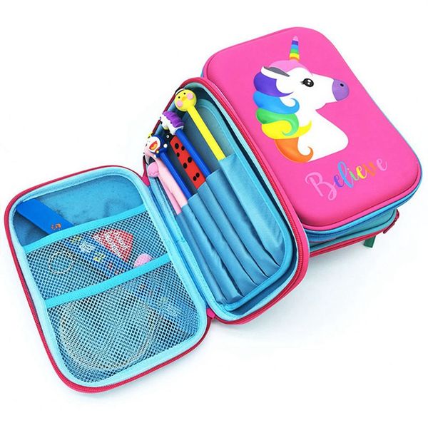 1 pcs cartoon unicorn pencil case eva pen pouch stationery box anti- for school students girls teens kids stationary gifts
1 pcs cartoon unicorn pencil case eva pen pouch stationery box anti- for school students girls teens kids stationary gifts