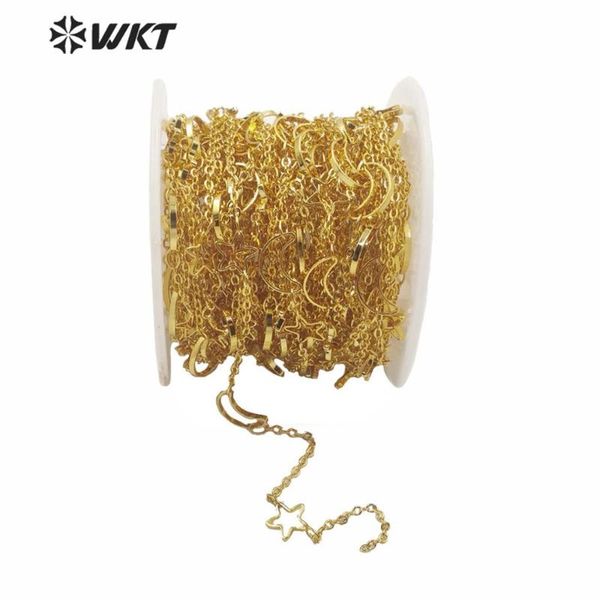 wt-bc140 diy jewelry chain brass chain with star and crescent moon for handmade women necklace accessories, Silver
wt-bc140 diy jewelry chain brass chain with star and crescent moon for handmade women necklace accessories, Silver