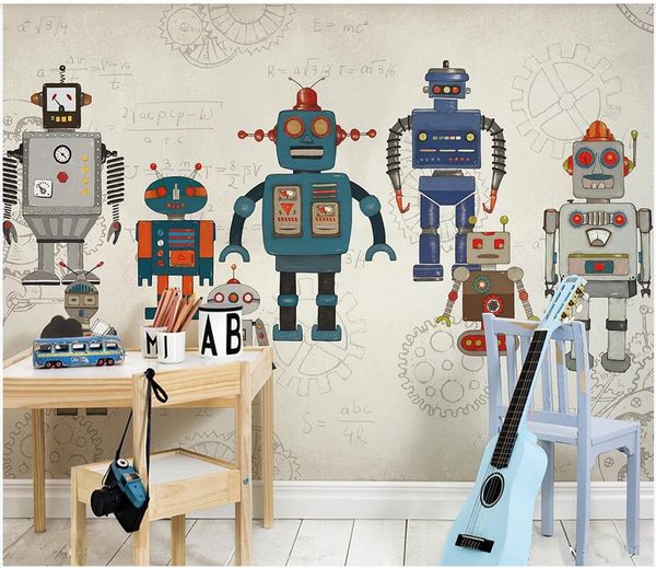 wdbh custom p 3d wallpaper nordic modern minimalist cartoon robot children's room background wall home decorwallpaper for kids room
wdbh custom p 3d wallpaper nordic modern minimalist cartoon robot children's room background wall home decorwallpaper for kids room