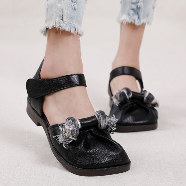 vintage lady flats sandles square toe non-slip beach shoes cow leather women sandals summer 2.5cm heel shoes for women sandals, Black
vintage lady flats sandles square toe non-slip beach shoes cow leather women sandals summer 2.5cm heel shoes for women sandals, Black