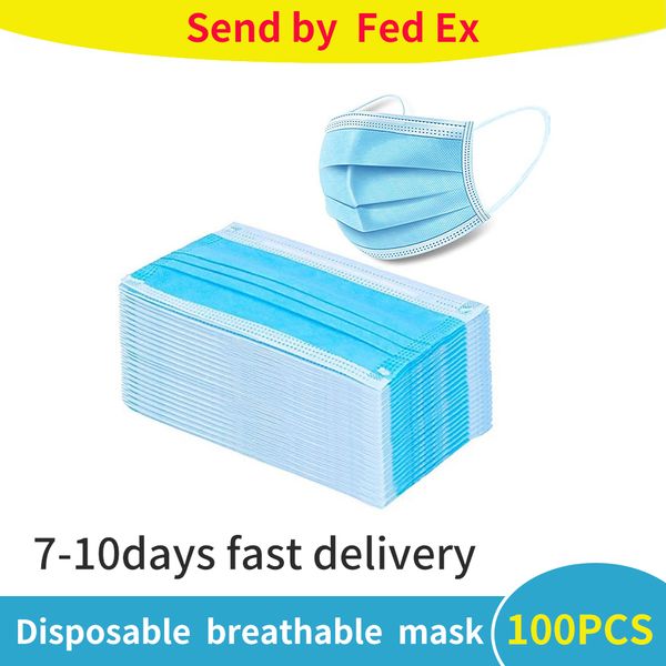 disposable face masks 3-layer pack of 100pcs melt-blown non-woven fabric in middle suitable and breathable for personal protection
disposable face masks 3-layer pack of 100pcs melt-blown non-woven fabric in middle suitable and breathable for personal protection