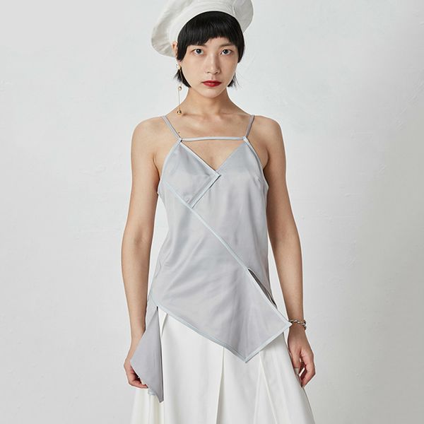 tvvovvin 2019 new spring summer camis sleeveless personality splice irregular split point hollow out backless women fashion d120, White
tvvovvin 2019 new spring summer camis sleeveless personality splice irregular split point hollow out backless women fashion d120, White