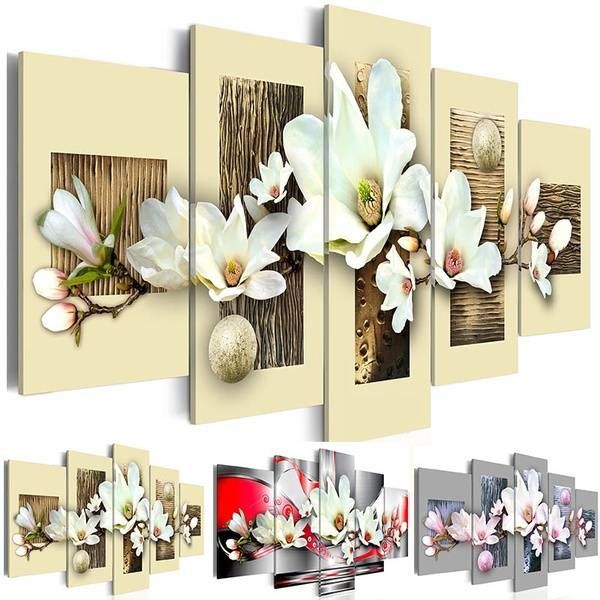unframed 5 piece picture flowers canvas art print oil painting wall pictures for living room paintings cuadros decorativos
unframed 5 piece picture flowers canvas art print oil painting wall pictures for living room paintings cuadros decorativos