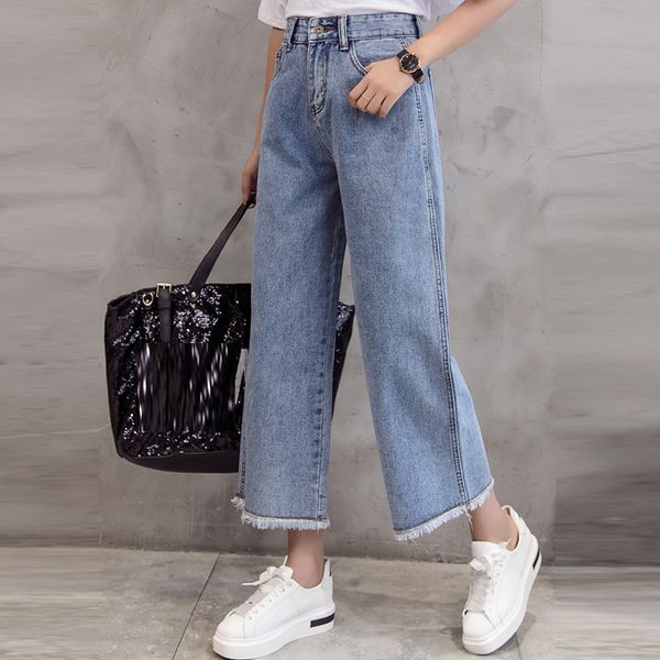 women autumn high waist korean fashion wide leg jeans for women ankle-length loose vintage boyfriend jeans female casual, Blue
women autumn high waist korean fashion wide leg jeans for women ankle-length loose vintage boyfriend jeans female casual, Blue