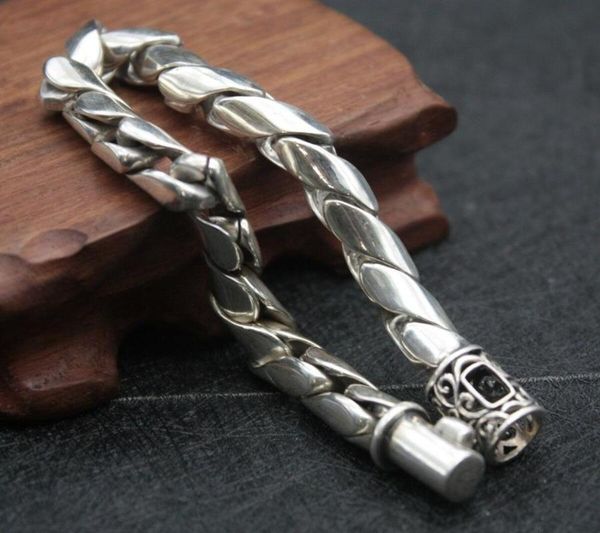 solid 925 sterling silver 9mm round cable link bracelet for men 21.5cm, Golden;silver
solid 925 sterling silver 9mm round cable link bracelet for men 21.5cm, Golden;silver