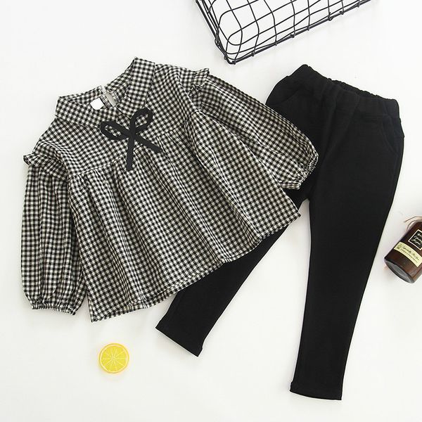 humor bear baby autumn girls clothing sets plaid girls clothes suit cotton long sleeves shirt + leggings 2pcs children sets t200526, White
humor bear baby autumn girls clothing sets plaid girls clothes suit cotton long sleeves shirt + leggings 2pcs children sets t200526, White