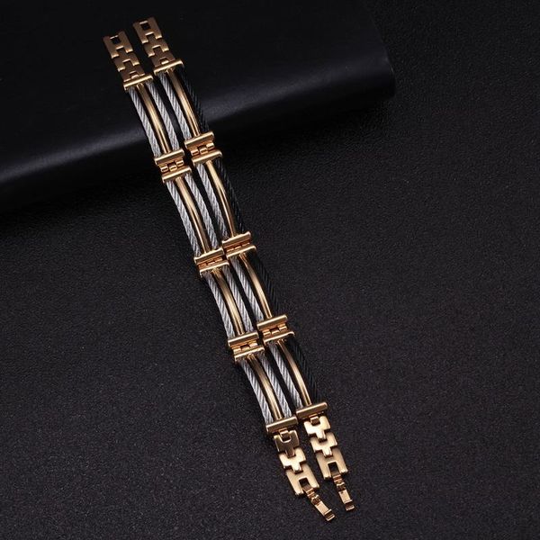 3 слоя snake chain link charm мужчины женщины браслеты ювелирные изделия модные нержавеющей стали женский манжета sporty браслеты, White
3 слоя snake chain link charm мужчины женщины браслеты ювелирные изделия модные нержавеющей стали женский манжета sporty браслеты, White