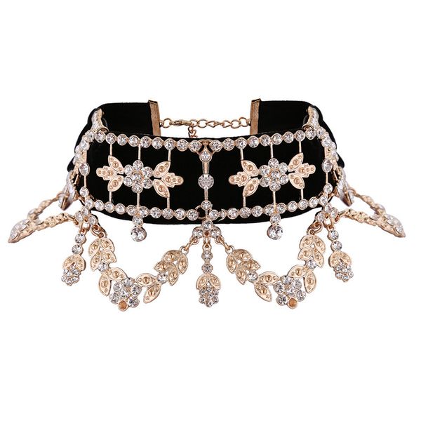 2020fashion crystal rhinestone choker necklace velvet statement necklace for women collares chocker jewelry party gift, Golden;silver
2020fashion crystal rhinestone choker necklace velvet statement necklace for women collares chocker jewelry party gift, Golden;silver