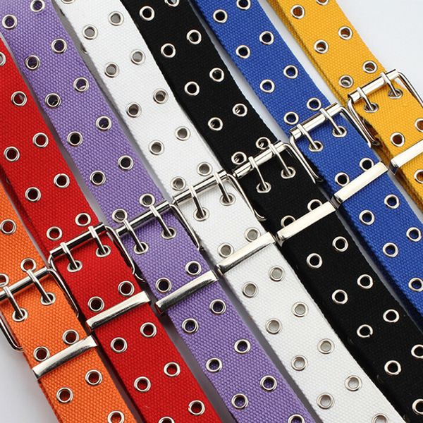 new harajuku wide canvas web double grommet hole buckle belt female male waist strap belts for women men jeans, Black;brown
new harajuku wide canvas web double grommet hole buckle belt female male waist strap belts for women men jeans, Black;brown