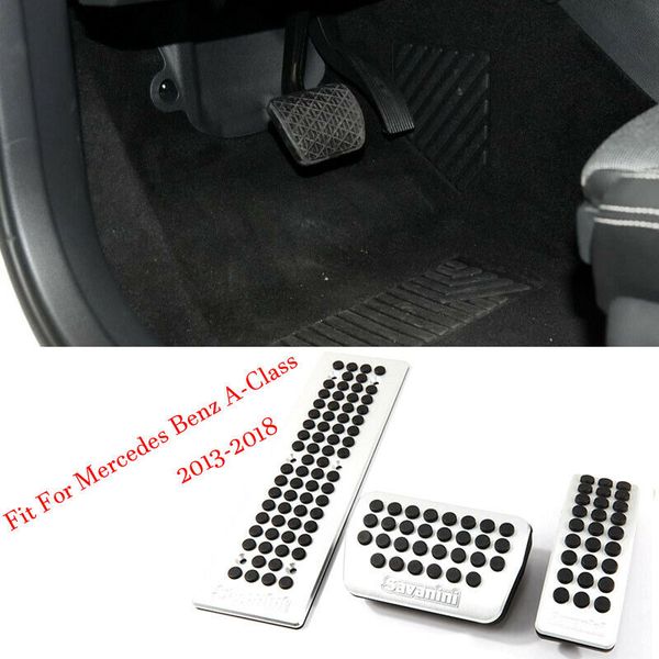 car alloy accelerator gas brake footrest pedal plate pad cover fit for mercedes a200 2013-2018
car alloy accelerator gas brake footrest pedal plate pad cover fit for mercedes a200 2013-2018