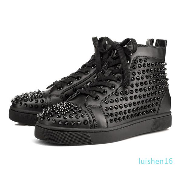 designer shoes for men women fashion spike sneakers triple black white blue red suede leather mens trainer flat bottoms luxury shoe l16
designer shoes for men women fashion spike sneakers triple black white blue red suede leather mens trainer flat bottoms luxury shoe l16