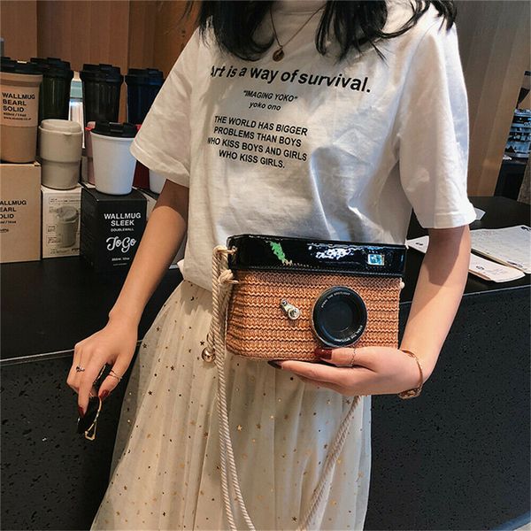 new woman bag mini straw weaving square bag for lady camera shaped travel beach shoulder fashion messenger crossbody
new woman bag mini straw weaving square bag for lady camera shaped travel beach shoulder fashion messenger crossbody