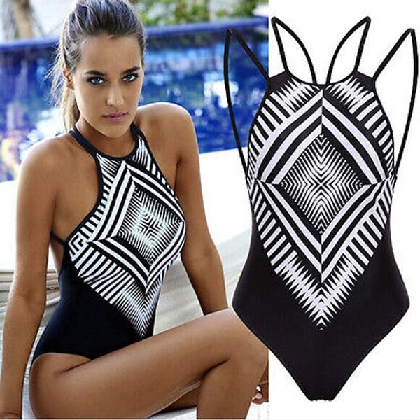 Sexy Women Printed halter backless Bandage One Piece Swimsuit Swimwear Bathing Suit Monokini Push Up Padded Bikini Beachwear
Sexy Women Printed halter backless Bandage One Piece Swimsuit Swimwear Bathing Suit Monokini Push Up Padded Bikini Beachwear
