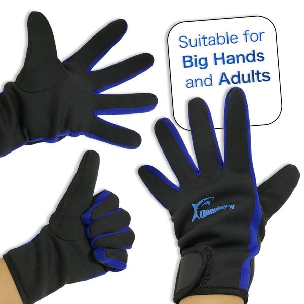 queshark 1.5mm neoprene diving gloves warm non-slip snorkeling equipment wetsuit big size swimming gloves
queshark 1.5mm neoprene diving gloves warm non-slip snorkeling equipment wetsuit big size swimming gloves