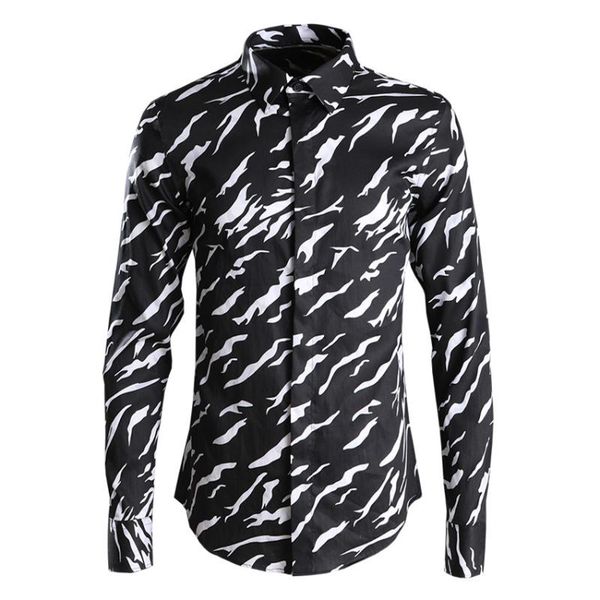 men's casual shirts 100% cotton men shirt luxury camouflage printing long sleeve mens fashion slim fit man plus size 4xl, White;black
men's casual shirts 100% cotton men shirt luxury camouflage printing long sleeve mens fashion slim fit man plus size 4xl, White;black