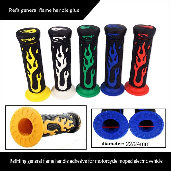 jiuwan 2 pcs universal motorcycle handle bar grip motorbike accessories modified scooter fire handlebar grip 5 color
jiuwan 2 pcs universal motorcycle handle bar grip motorbike accessories modified scooter fire handlebar grip 5 color