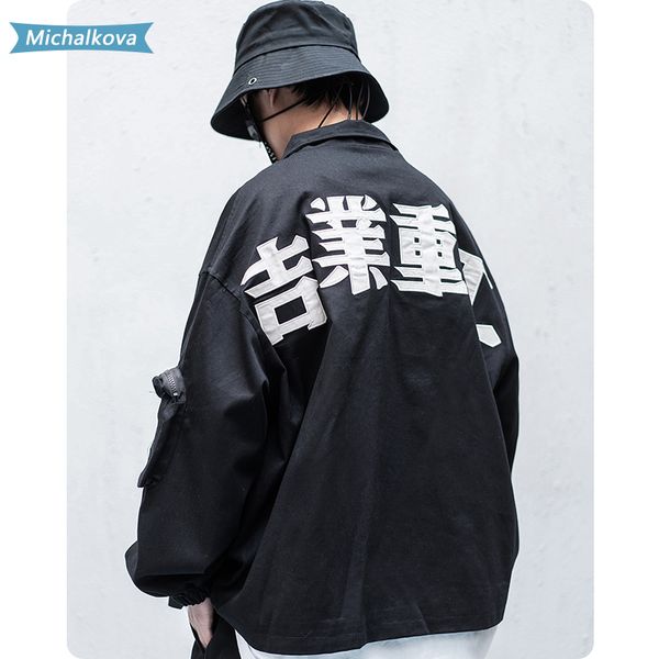 2020 hip hop streetwear cargo куртка мужчины женщина harajuku японских открытые куртки китайского письмо вышивка coats michalkova, Black;brown
2020 hip hop streetwear cargo куртка мужчины женщина harajuku японских открытые куртки китайского письмо вышивка coats michalkova, Black;brown