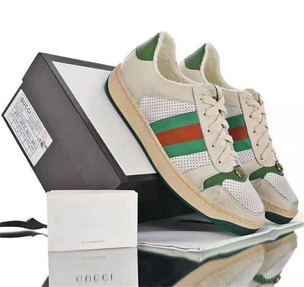mens distressed sneakers classic fashion luxury designer shoes dirty lace up canvas trimmed leather sneakers womens casual shoes trainers, White;red
mens distressed sneakers classic fashion luxury designer shoes dirty lace up canvas trimmed leather sneakers womens casual shoes trainers, White;red