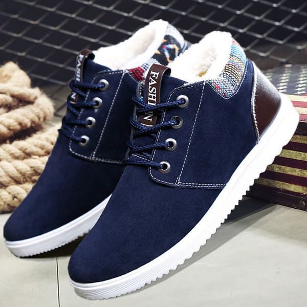 2019 winter warm ankle boots men casual shoes cotton plush snow boots new arrival man lace up, Black
2019 winter warm ankle boots men casual shoes cotton plush snow boots new arrival man lace up, Black
