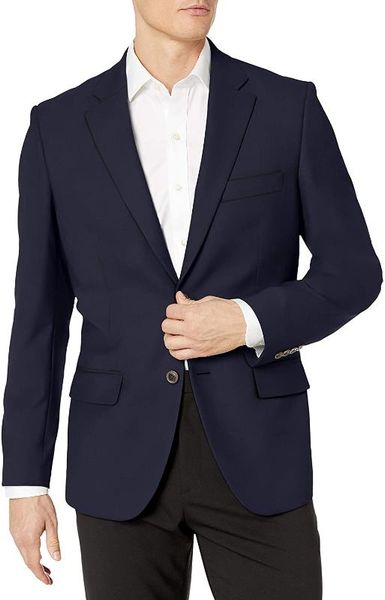 essentials men's long-sleeve classic-fit button-front stretch blazer men leisure suits wedding formal party jacket and pants, White;black
essentials men's long-sleeve classic-fit button-front stretch blazer men leisure suits wedding formal party jacket and pants, White;black