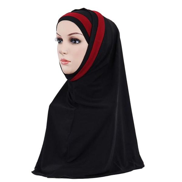 fashion double color splicing women scarf muslim hijab head wrap headscarf 2020, Blue;gray
fashion double color splicing women scarf muslim hijab head wrap headscarf 2020, Blue;gray