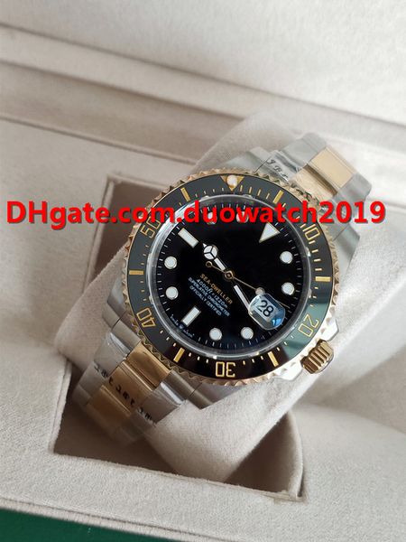2019 new 43mm selling 18k gold two one steel strap mens watch selling 126603 model men wristwatches sea dweller deep watch ceramic bezel, Slivery;brown
2019 new 43mm selling 18k gold two one steel strap mens watch selling 126603 model men wristwatches sea dweller deep watch ceramic bezel, Slivery;brown