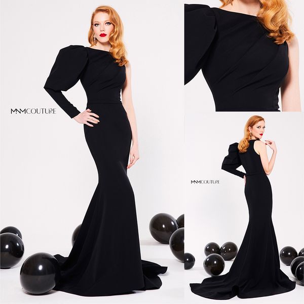 black elegent mermaid prom dress long sleeve one shoulder satin sash plus size party dress floor length robes de soirée
black elegent mermaid prom dress long sleeve one shoulder satin sash plus size party dress floor length robes de soirée