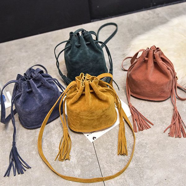 women frosted fringed handbags tassel shoulder bags ladies bucket messenger bags handbag
women frosted fringed handbags tassel shoulder bags ladies bucket messenger bags handbag