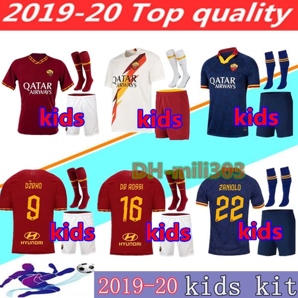 2019 2020 as roma soccer jerseys home kids kit uniform 19 20 totti dzeko de rossi zaniolo rome third child boy customize football shirt kits, Black
2019 2020 as roma soccer jerseys home kids kit uniform 19 20 totti dzeko de rossi zaniolo rome third child boy customize football shirt kits, Black