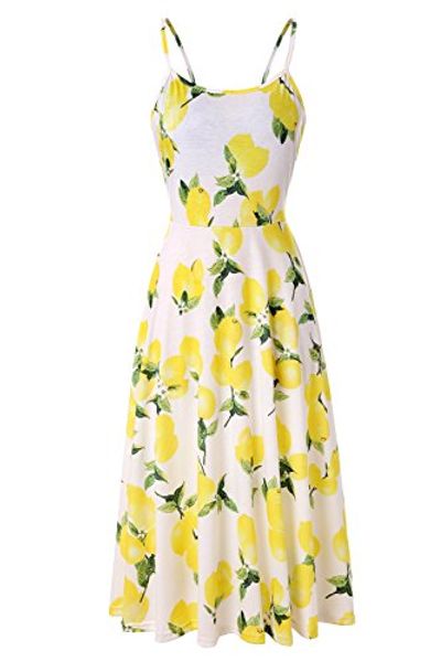 viracy women's sleeveless adjustable strappy summer beach floral swing dress, Black;gray
viracy women's sleeveless adjustable strappy summer beach floral swing dress, Black;gray