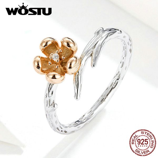 wostu plum blossom flower ring 925 sterling silver for women zircon wedding rings lover fashion genuine jewelry fir599, Golden;silver
wostu plum blossom flower ring 925 sterling silver for women zircon wedding rings lover fashion genuine jewelry fir599, Golden;silver