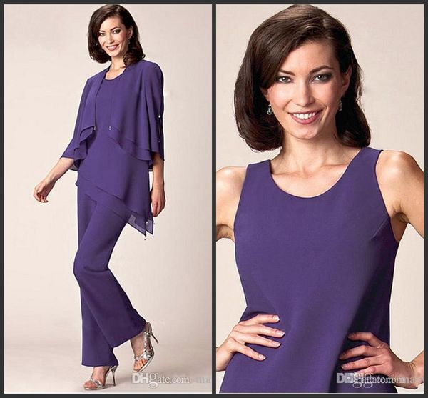 purple three pieces plus size mother of the bride pant suits dress for wedding jewel neck chiffon wedding guest dress jackets formal dresses, Black;red
purple three pieces plus size mother of the bride pant suits dress for wedding jewel neck chiffon wedding guest dress jackets formal dresses, Black;red