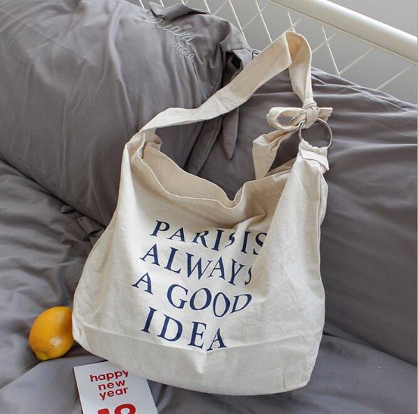 letter printed canvas bag casual large-capacity shoulder messenger bag fashion zipper environmental protection female
letter printed canvas bag casual large-capacity shoulder messenger bag fashion zipper environmental protection female