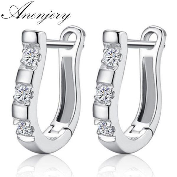 anenjery pendientes 925 sterling silver earrings harp zircon studs horse shoe earrings for women oorbellen boucle d'oreille, Golden;silver
anenjery pendientes 925 sterling silver earrings harp zircon studs horse shoe earrings for women oorbellen boucle d'oreille, Golden;silver